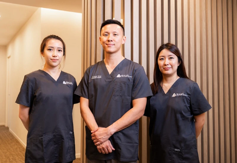Dr Bryan Wang and the Beacon Orthopaedics clinic team
